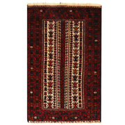 Hand Knotted Baluchi Rug 3' 2" x 4' 8" - No. AL67427