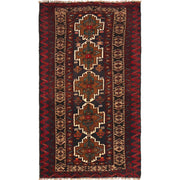 Baluch Small Size Rug 2' 9" x 4' 10" - No. AL13060