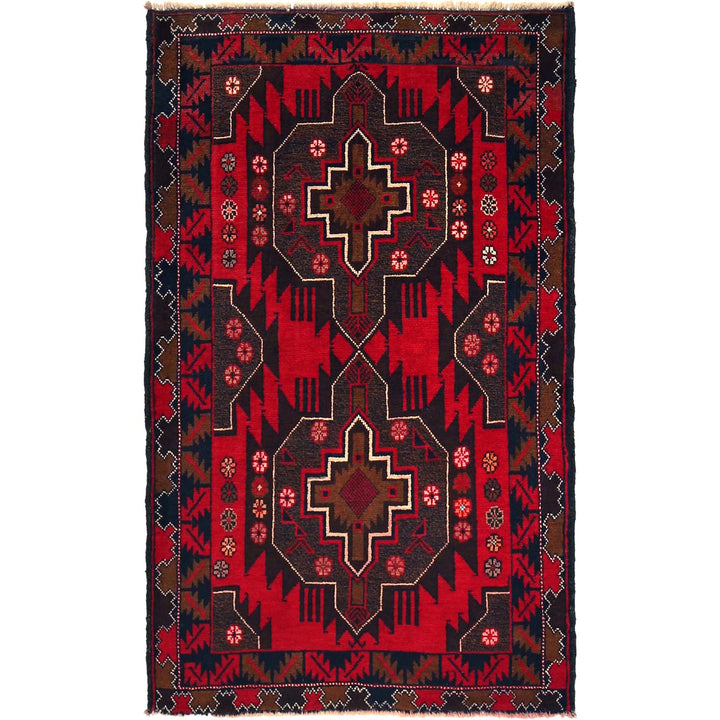 Handmade Balochi Rug 2' 11" x 4' 8" - No. AL37760