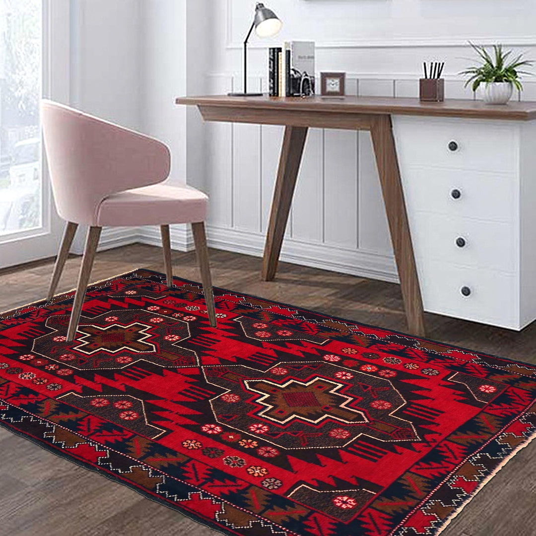 Handmade Balochi Rug 2' 11" x 4' 8" - No. AL37760