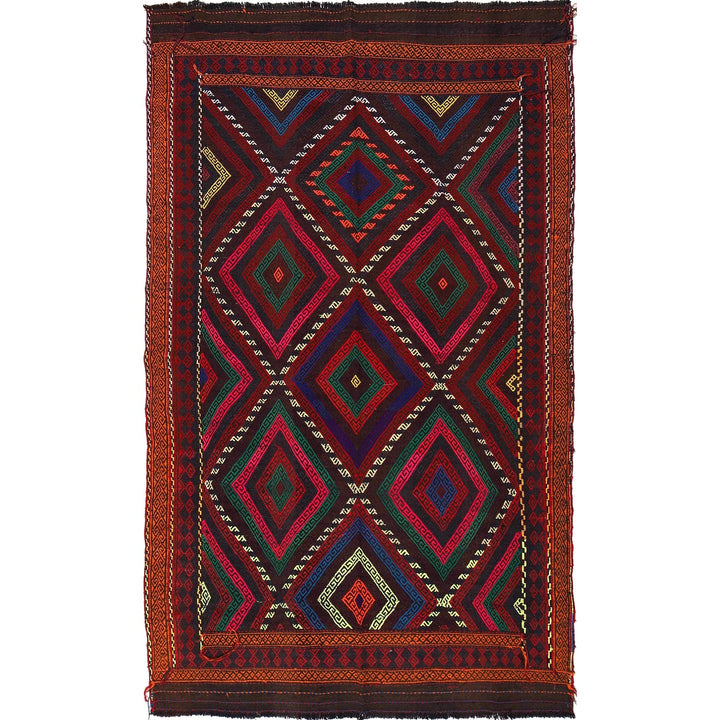 Handmade Flatweave Kilim 5' 4" x 8' 11" - No. AL26331