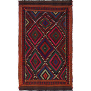 Handmade Flatweave Kilim 5' 4" x 8' 11" - No. AL26331