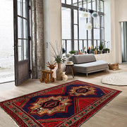 Blue Color Baluchi Rug 4' 4" x 6' 6" - No. AL49874