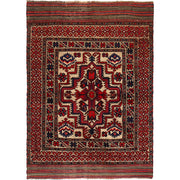 Handmade Barjista Kilim Rug 4' 3" x 6' 1" - No. AL69732