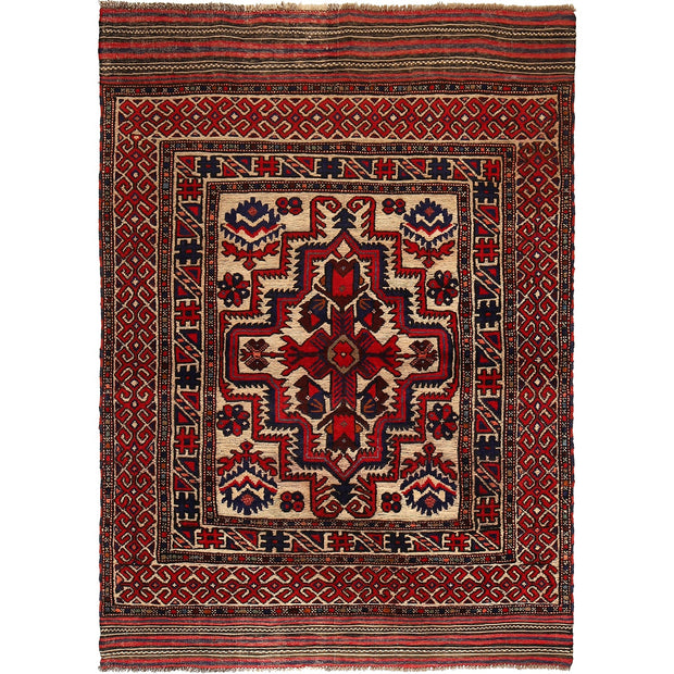 Handmade Barjista Kilim Rug 4' 3" x 6' 1" - No. AL69732