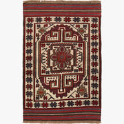 Handmade Vintage Kilim 2' 11" x 4' 7" - No. AL74989