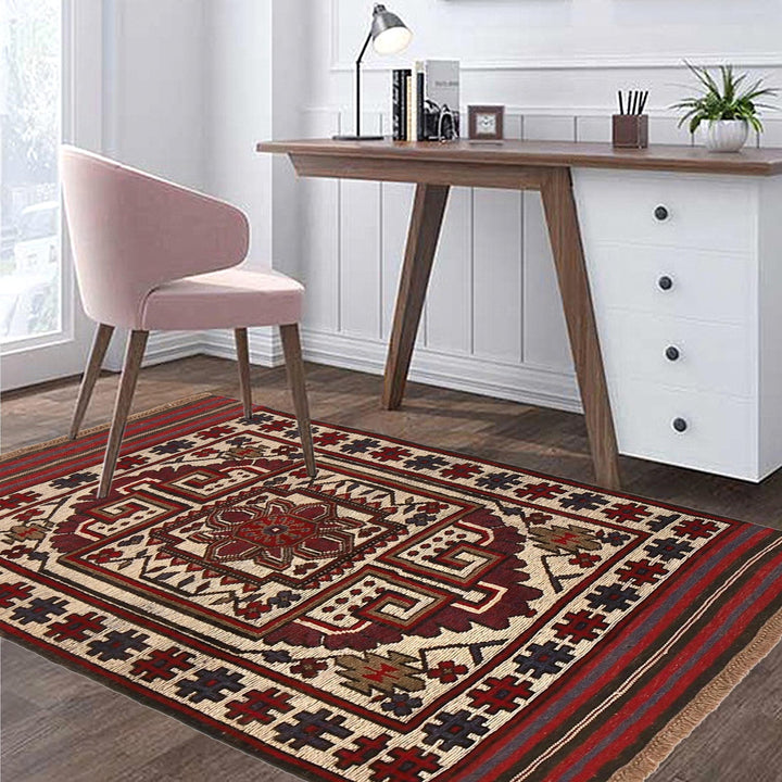 Handmade Vintage Kilim 2' 11" x 4' 7" - No. AL74989