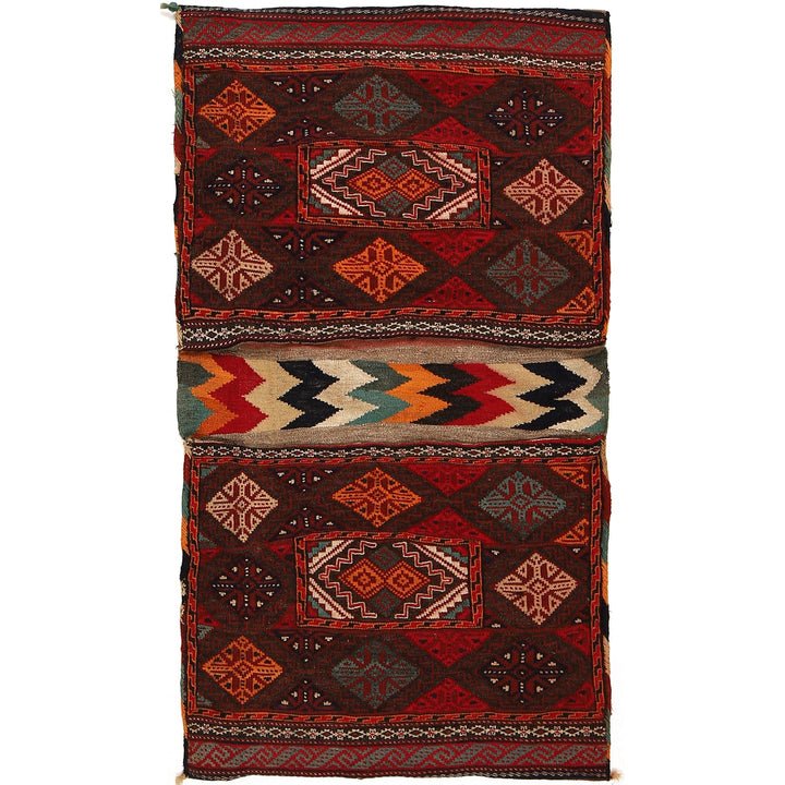 Hand Knotted Saddle Bag Area Kilim 2' 7" x 4' 8" - No. AL15254