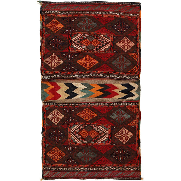 Hand Knotted Saddle Bag Area Kilim 2' 7" x 4' 8" - No. AL15254