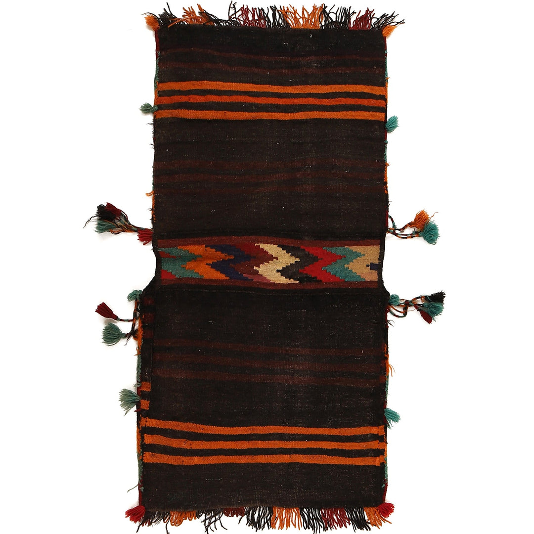 Hand Knotted Saddle Bag Area Kilim 2' 1" x 4' 4" - No. AL32371