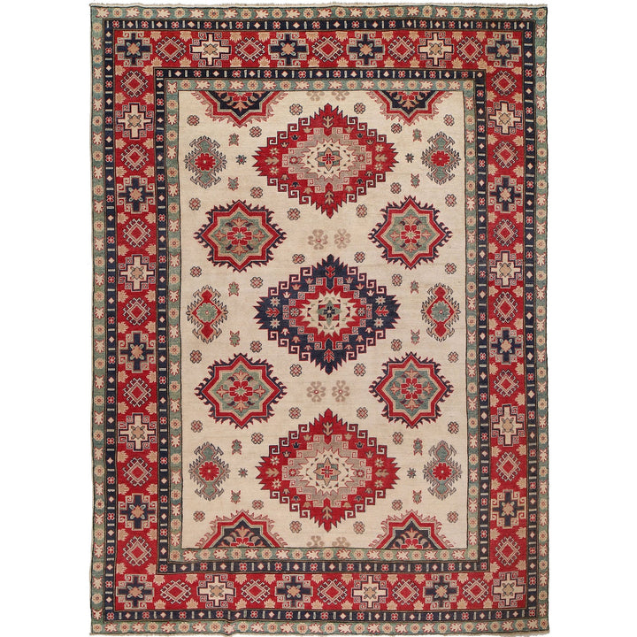 Ivory Color Kazak Rug 8' 5" x 12' 2" - No. AL62168