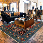 Oriental Kazak Rug 4' 0" x 5' 8" - No. AL52715