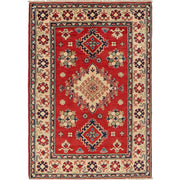 Hand Knotted Kazak Oriental Rug 3' 3" x 5' 0" - No. AL86018