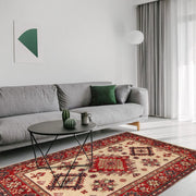 Oriental Kazak Rug 3' 5" x 4' 9" - No. AL38775