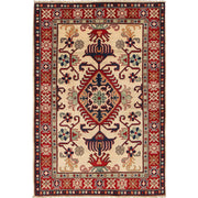 Hand knotted Kazak Carpet 3' 6" x 5' 1" - No. AL88078