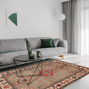 Handmade Kazak Area Rug 3' 4" x 5' 0" - No. AL56608