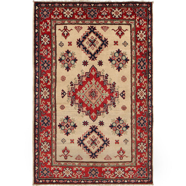 Hand knotted Kazak Rugs 3' 4" x 4' 11" - No. AL95965