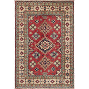 Hand knotted Kazak Carpet 3' 5" x 4' 11" - No. AL54923