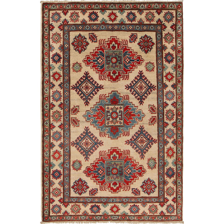 Handmade Kazak Area Rug 3' 5" x 5' 0" - No. AL69664