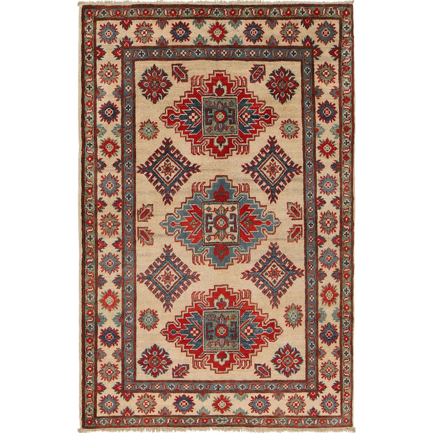 Handmade Kazak Area Rug 3' 5" x 5' 0" - No. AL69664