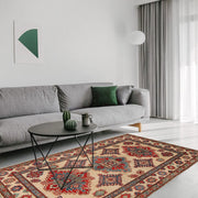 Handmade Kazak Area Rug 3' 5" x 5' 0" - No. AL69664