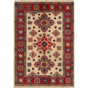 Hand Knotted Kazak Oriental Rug 2' 9" x 3' 11" - No. AL27527