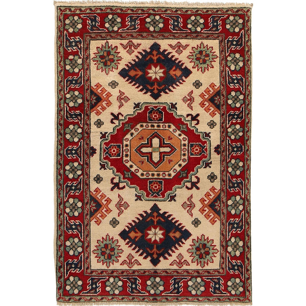 Hand knotted Kazak Carpet 2' 8" x 4' 0" - No. AL79049