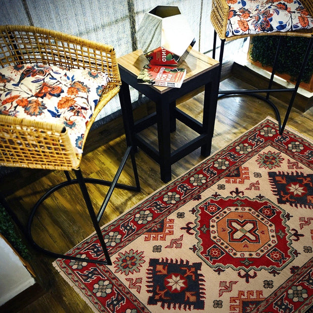 Hand knotted Kazak Carpet 2' 8" x 4' 0" - No. AL79049