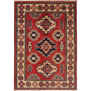 Handmade Kazak Area Rug 2' 9" x 3' 9" - No. AL57811