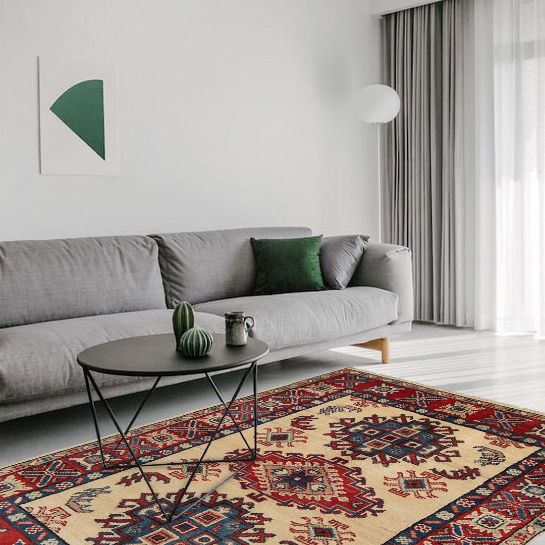 Oriental Kazak Rug 2' 11" x 3' 10" - No. AL87731