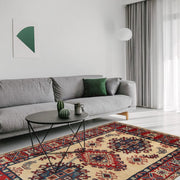 Oriental Kazak Rug 2' 11" x 3' 10" - No. AL87731