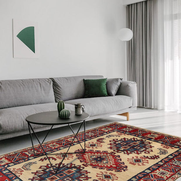 Oriental Kazak Rug 2' 11" x 3' 10" - No. AL87731