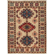 Ivory Kazak Rug 2' 11" x 3' 9" - No. AL99314
