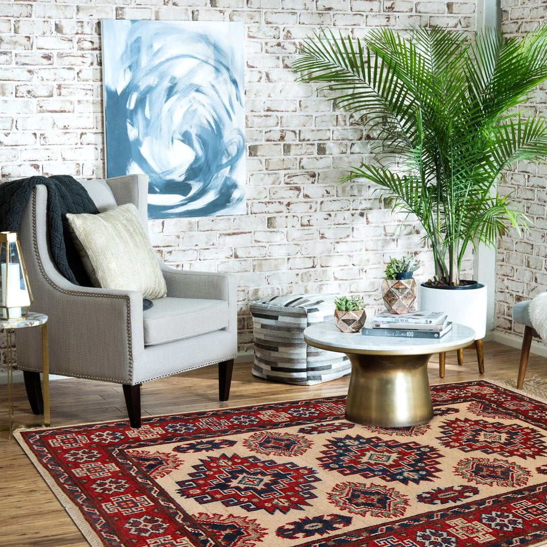 Hand knotted Kazak Rugs 2' 9" x 4' 1" - No. AL36365