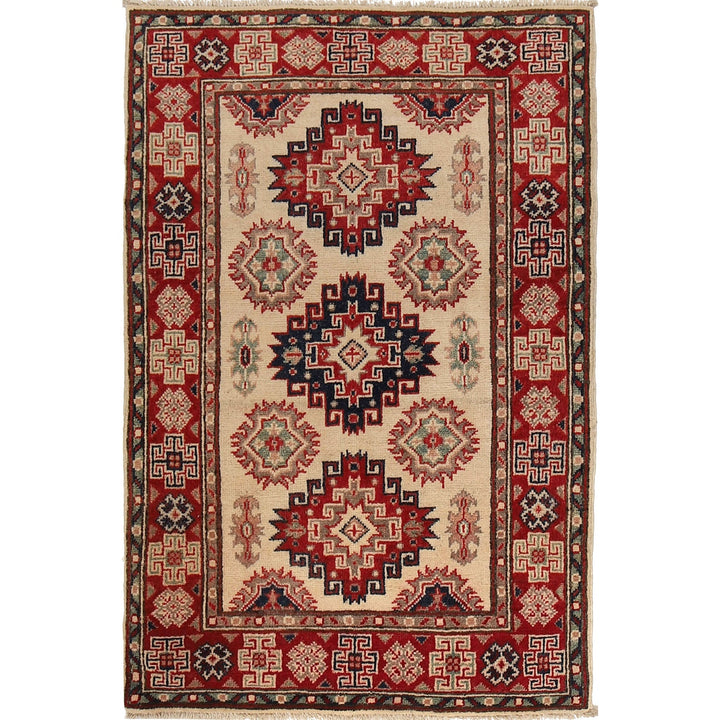 Hand knotted Kazak Carpet 2' 9" x 4' 1" - No. AL84152