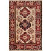 Hand knotted Kazak Carpet 2' 9" x 4' 1" - No. AL84152