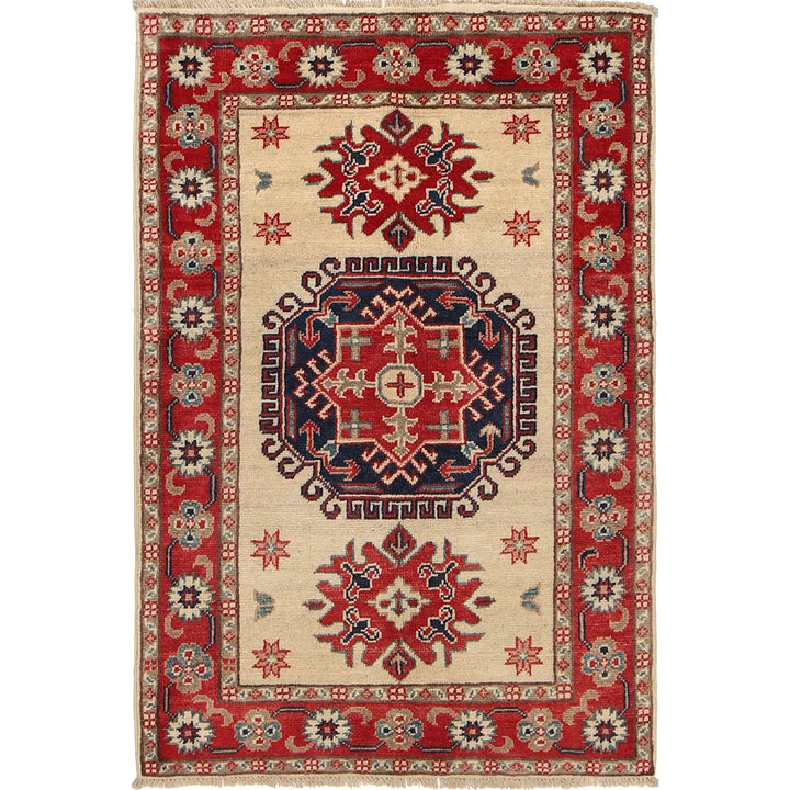 Ivory Color Kazak Rug 2' 9" x 4' 0" - No. AL69469