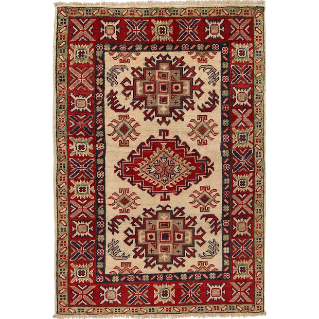 Hand Knotted Kazak Oriental Rug 2' 9" x 4' 0" - No. AL90876