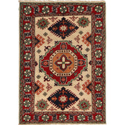 Hand Knotted Kazak Oriental Rug 2' 8" x 3' 10" - No. AL68046
