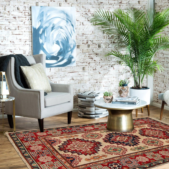 Hand knotted Kazak Rugs 2' 7" x 4' 2" - No. AL54527