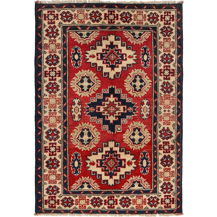 Handmade Kazak Area Rug 2' 10" x 4' 0" - No. AL74847