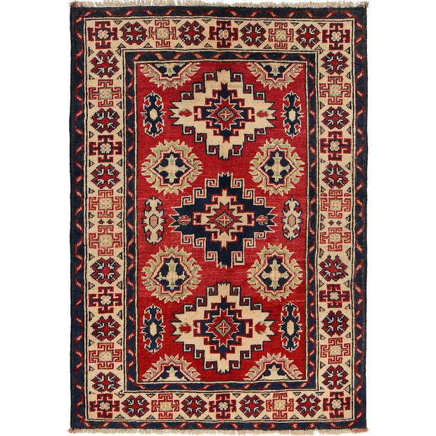 Handmade Kazak Area Rug 2' 10" x 4' 0" - No. AL74847