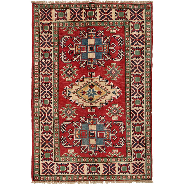 Red Kazak Rug 2' 8" x 4' 0" - No. AL58956