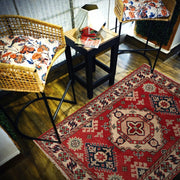 Hand Knotted Kazak Oriental Rug 2' 9" x 3' 10" - No. AL67493