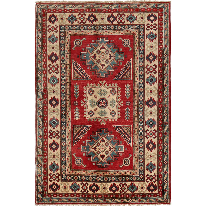 Oriental Kazak Rug 3' 5" x 5' 0" - No. AL39195
