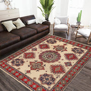 Hand Knotted Kazak Oriental Rug 8' 1" x 9' 8" - No. AL24012