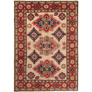 Hand knotted Kazak Carpet 3' 5" x 4' 9" - No. AL18548
