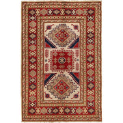 Oriental Kazak Rug 3' 3" x 4' 11" - No. AL65874