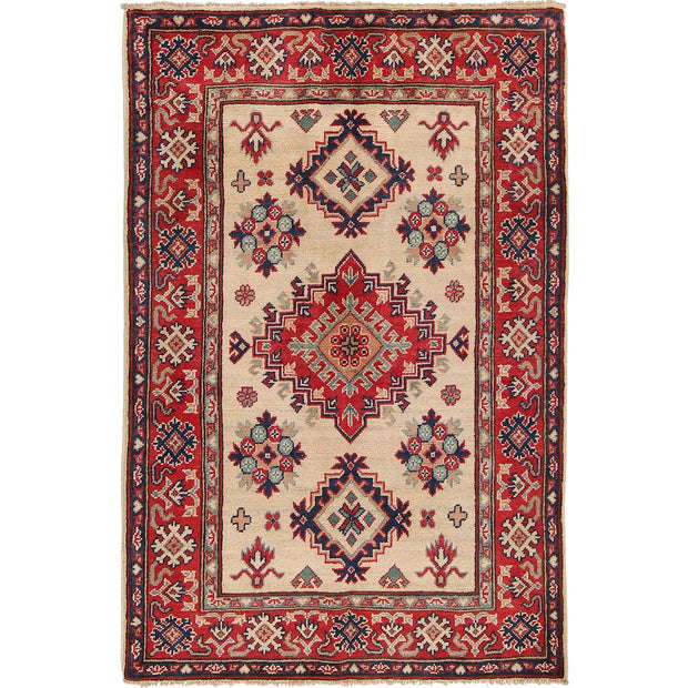 Hand knotted Kazak Rugs 3' 3" x 5' 1" - No. AL37151