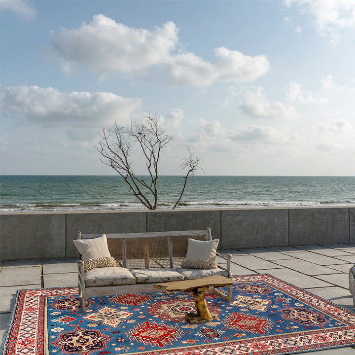 Hand Knotted Kazak Oriental Rug 8' 6" x 12' 8" - No. AL54567